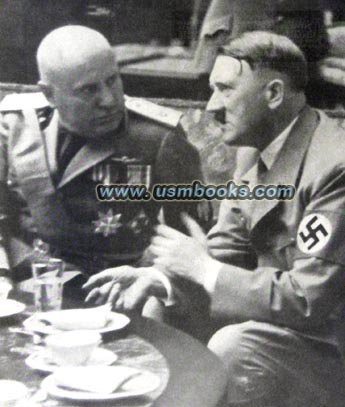 Benito Mussolini and Adolf Hitler